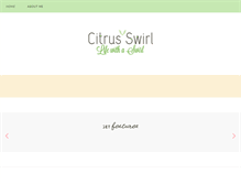 Tablet Screenshot of citrusswirl.com